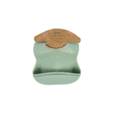 2xpack silicone bibs Petit miam Avocado