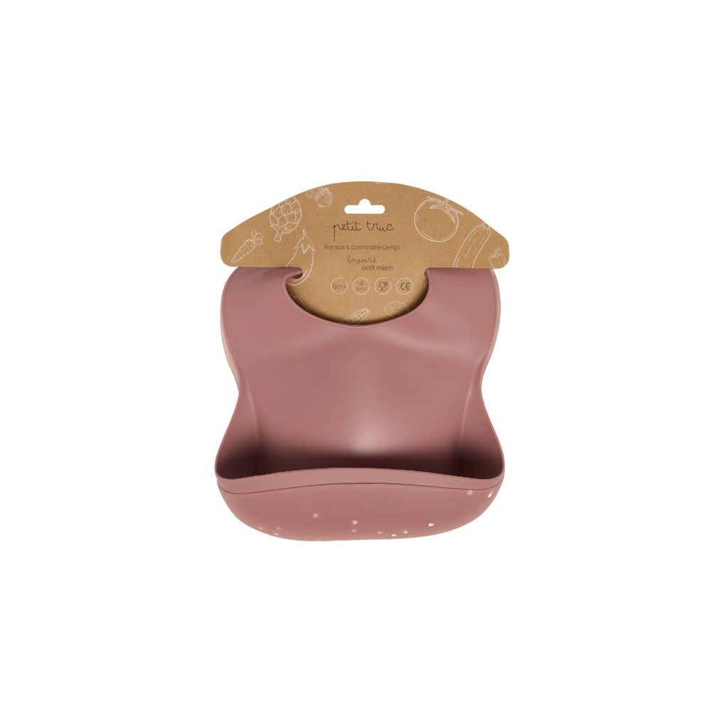 [PM007] Petit miam setx2 bavoirs silicone Fig
