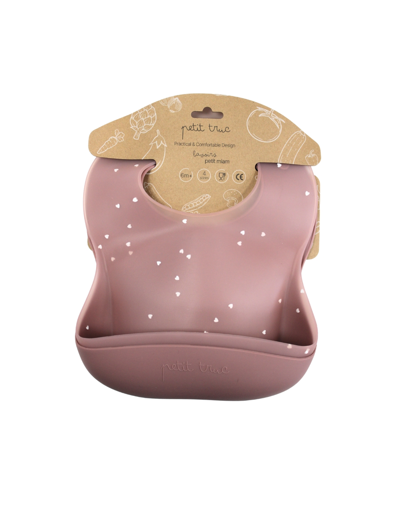 [PM007] Petit miam setx2 bavoirs silicone Fig