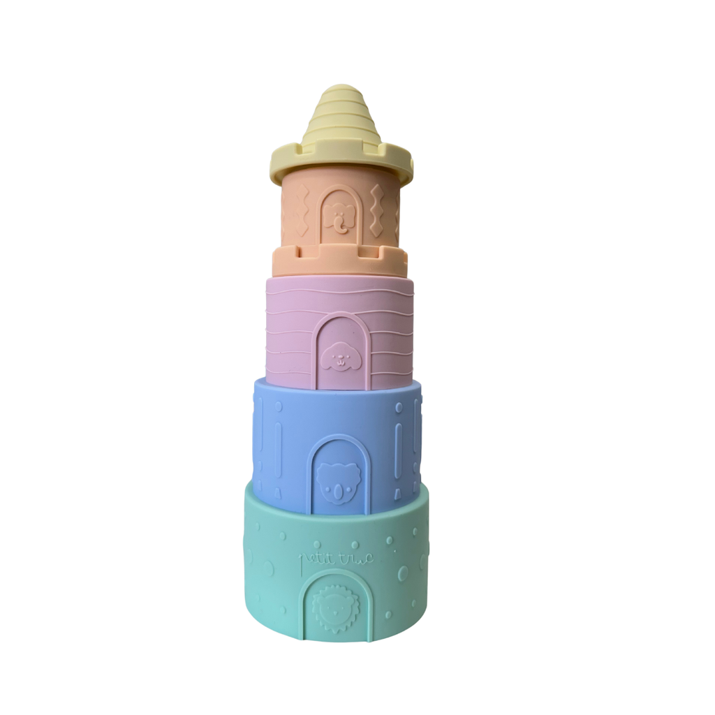 [CH002] Tour à empiler Premier Chateau Pastel