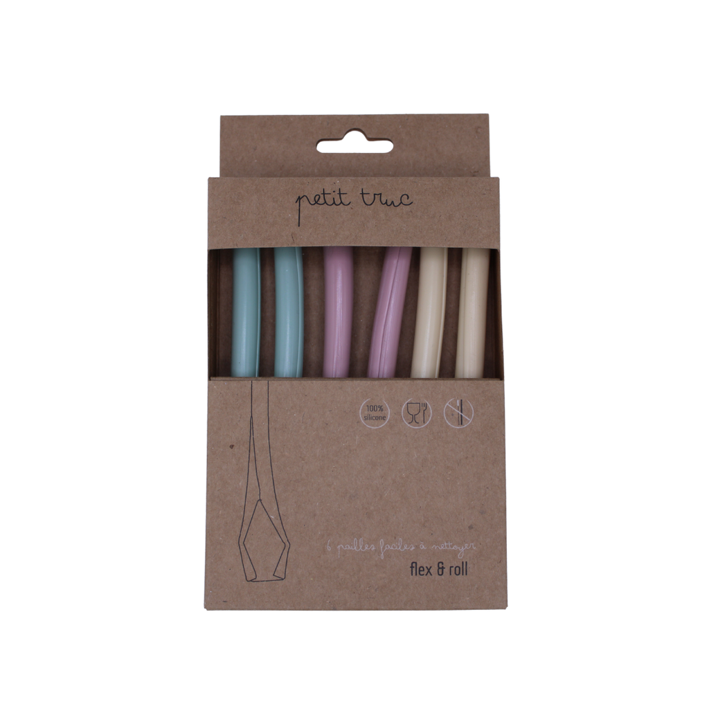 [FP001] Set 6 pailles Flex & Roll